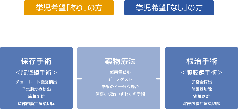 治療方法の選択画像